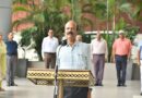 पुलिस मुख्‍यालय में हुआ राष्ट्रगान एवं राष्ट्रगीत का सामूहिक गायन