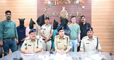 शाजापुर पुलिस ने डकैती की तैयारी विफल की शाजापुर पुलिस ने डकैती की तैयारी विफल की